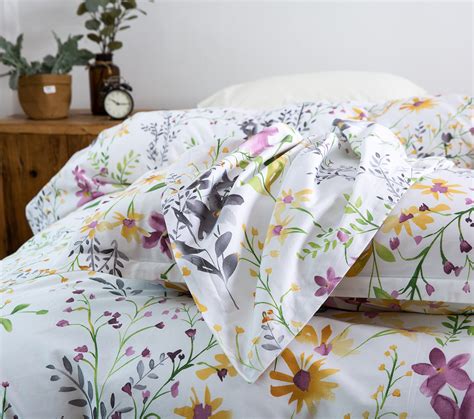 watercolor bed set|watercolor botanical bedding.